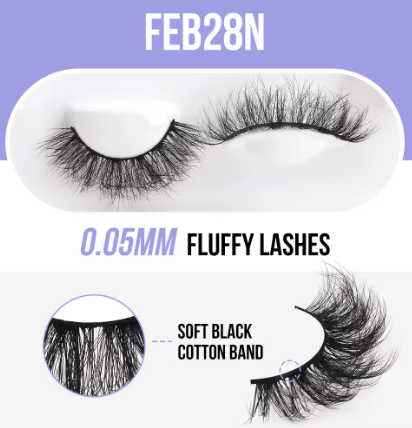 FEB28N - Faux Cils Fluffy 0.05MM