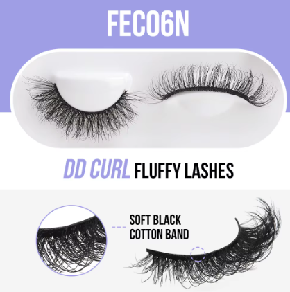 FECO6N - Faux cils 3D DD Curl Fluffy