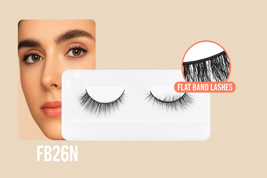 FB26N – Faux cils 3D effet naturel | Flat Band Lashes