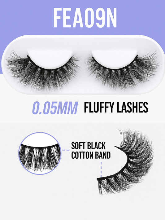 FEA09N - Faux Cils Fluffy 0.05MM
